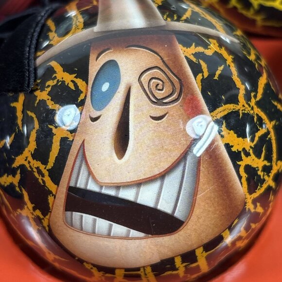 Disney Nightmare Before Christmas Deck the Halls Skellington Ball Ornaments - Picture 7 of 10